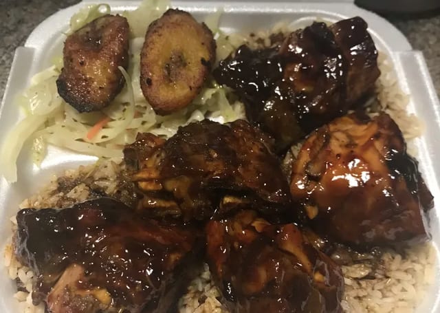 BBQ Jerk Chicken.