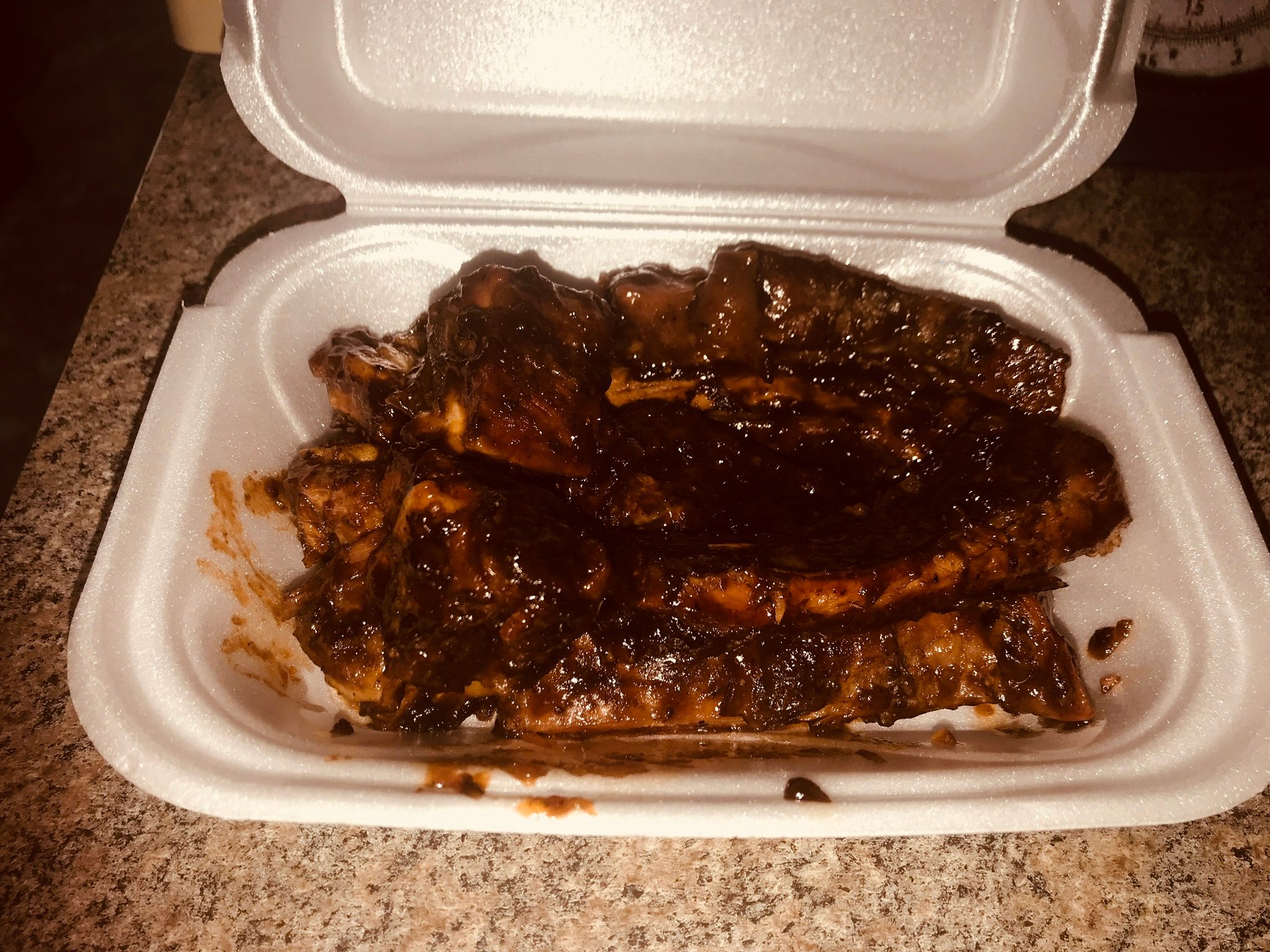 BBQ Jerk Ribs (1/2 Slabs).